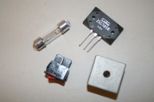 Various spare parts